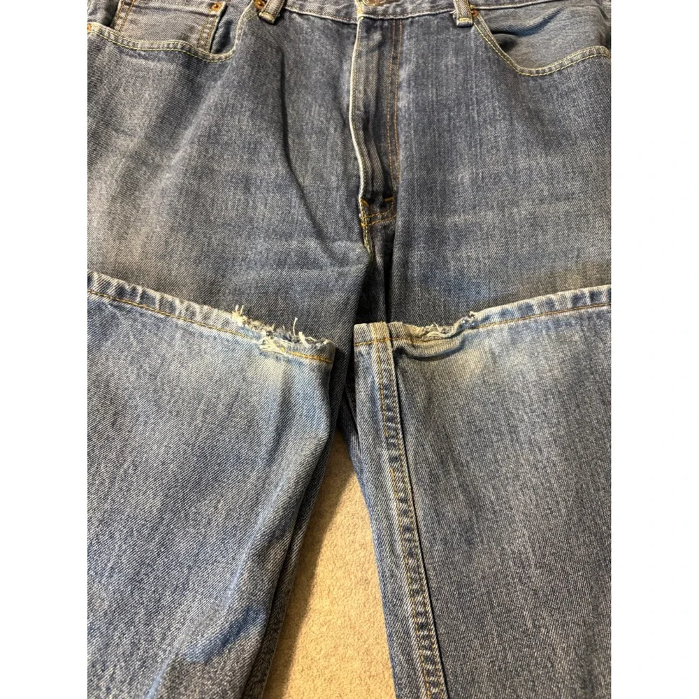 Levis 550 Relaxed Fit Tapered Leg Blue Denim Jeans Mens 38x36 Medium Wash
